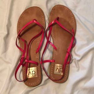 Dolce Vita hot pink sandals